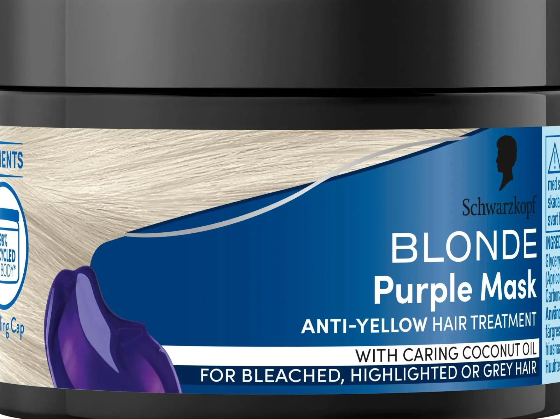 Schwarzkopf Hiustenhoito<Blonde Purple hiusnaamio 150 ml 1kpl