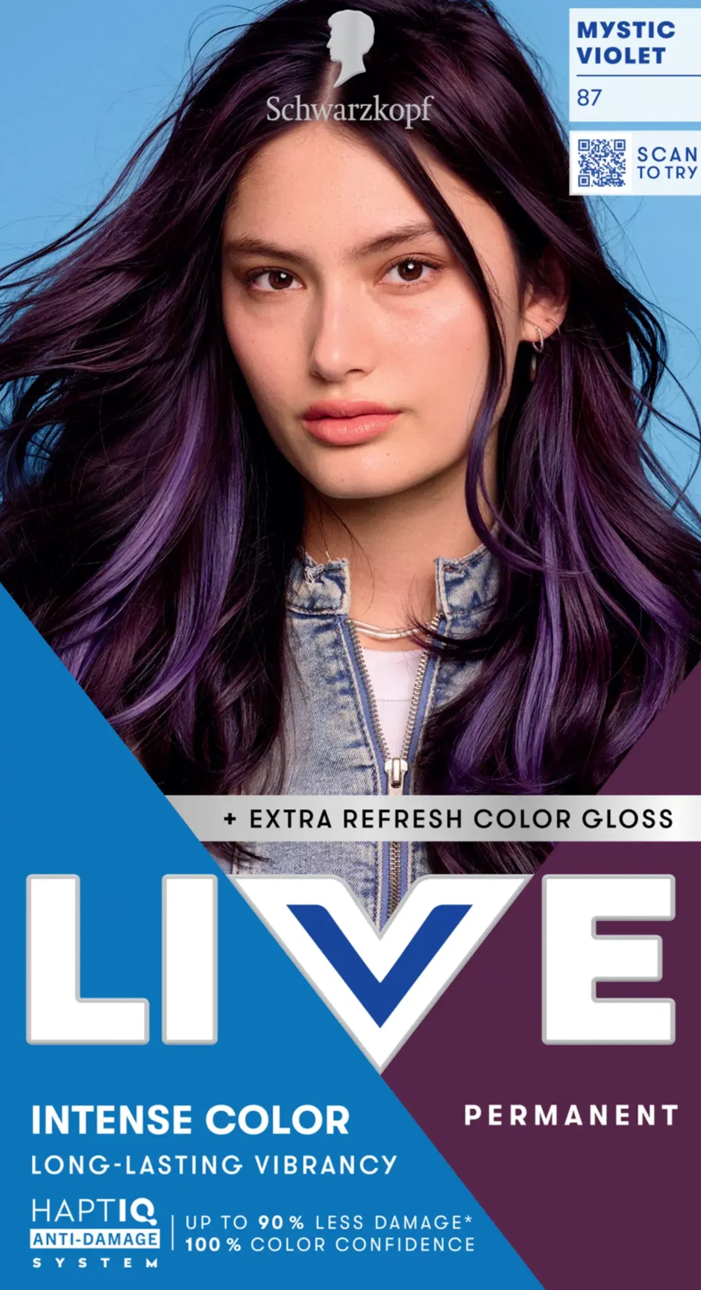 Schwarzkopf Hiusvärit<LIVE 87 Mystic Violet