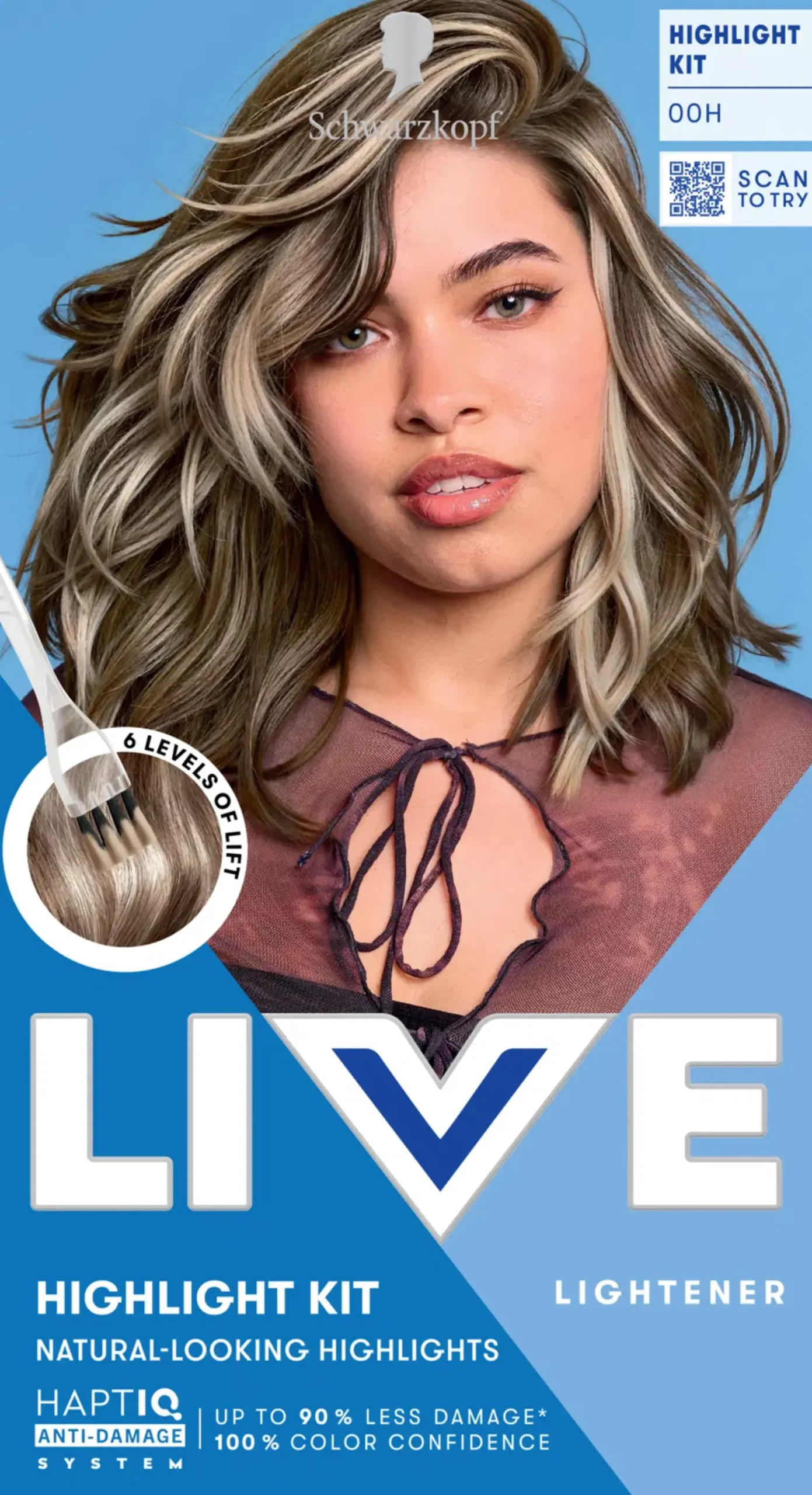Schwarzkopf Hiusvärit<LIVE 00H Highlight Kit