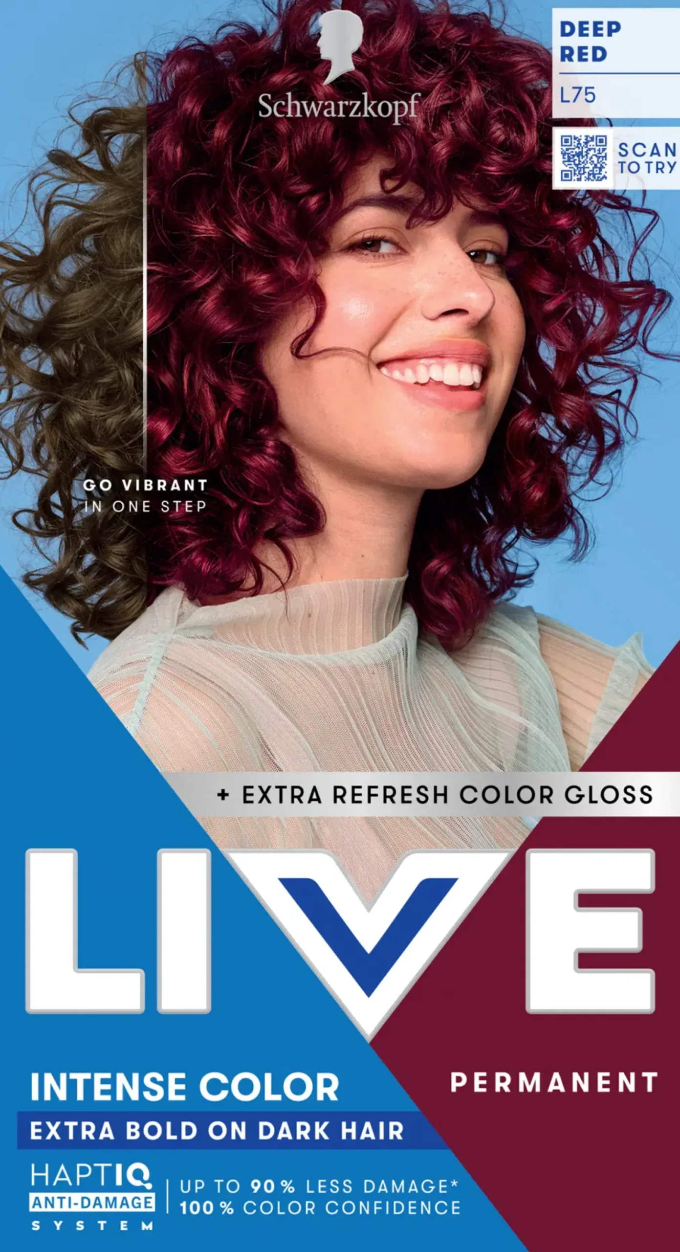 Schwarzkopf Hiusvärit<LIVE L75 Deep Red