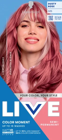 Schwarzkopf Hiusvärit<LIVE UB 025 Dusty Rose