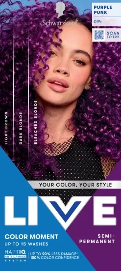 Schwarzkopf Hiusvärit<LIVE Ultra Brights 94 Purple Punk