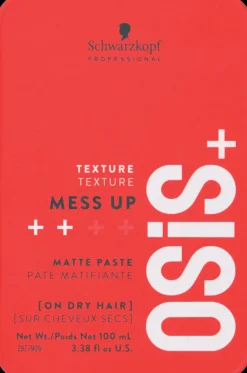 Schwarzkopf Professional Hiusten Muotoilutuotteet<OSiS+ Mess Up Mattavaha 100ml