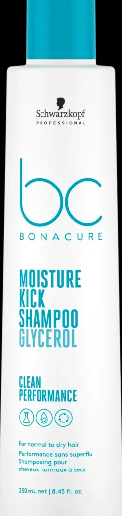 Schwarzkopf Professional Shampoot|Kampaamotuotteet<Bonacure Moisture Kick Shampoo 250 ml