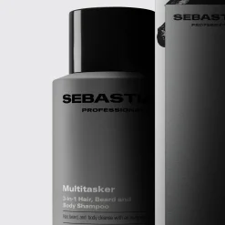 Sebastian Professional Shampoot|Kampaamotuotteet<Multitasker for Men 3-in-1 Hair, Beard and Body Shampoo 280ml