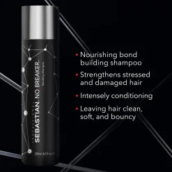 Sebastian Professional Shampoot|Kampaamotuotteet<No.Breaker Bonding Shampoo 250 ml