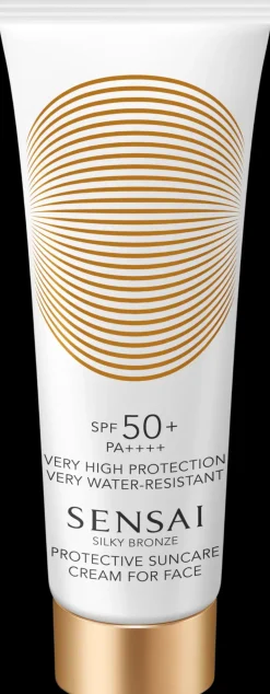 SENSAI J-Beauty|Aurinkotuotteet<Silky Bronze Protective Suncare Cream for Face 50+ aurinkosuojavoide kasvoille 50 ml
