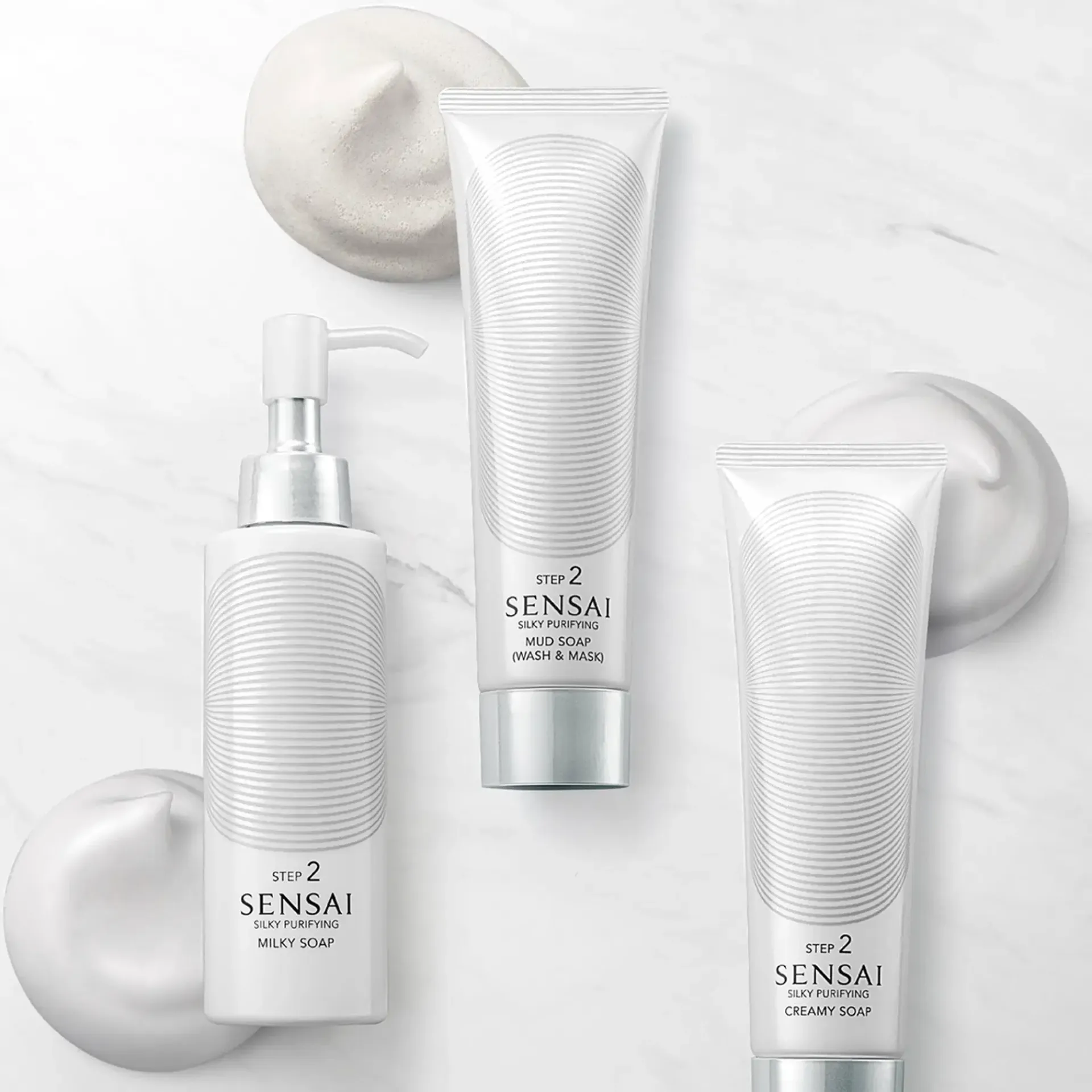 SENSAI J-Beauty|Kasvojenhoito<Silky Purifying Mud Soap vaahtoava puhdistusvoide ja -naamio 125 ml