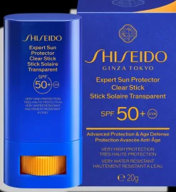 Shiseido J-Beauty|Aurinkotuotteet<Clear Suncare Stick SPF50+ aurinkosuojapuikko 20 g