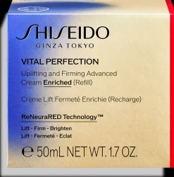 Shiseido J-Beauty|Kasvojenhoito<Vital Perfection Uplifting and Firming Advanced Cream Enriched refill päivävoiteen täyttöpakkaus 50 ml