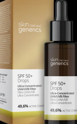 Skin Generics Aurinkotuotteet<SPF 50+ Mixing Drops Concentrated UVA/UVB Filter 44,1% Active Complex -aurinkosuojatuote 30ml