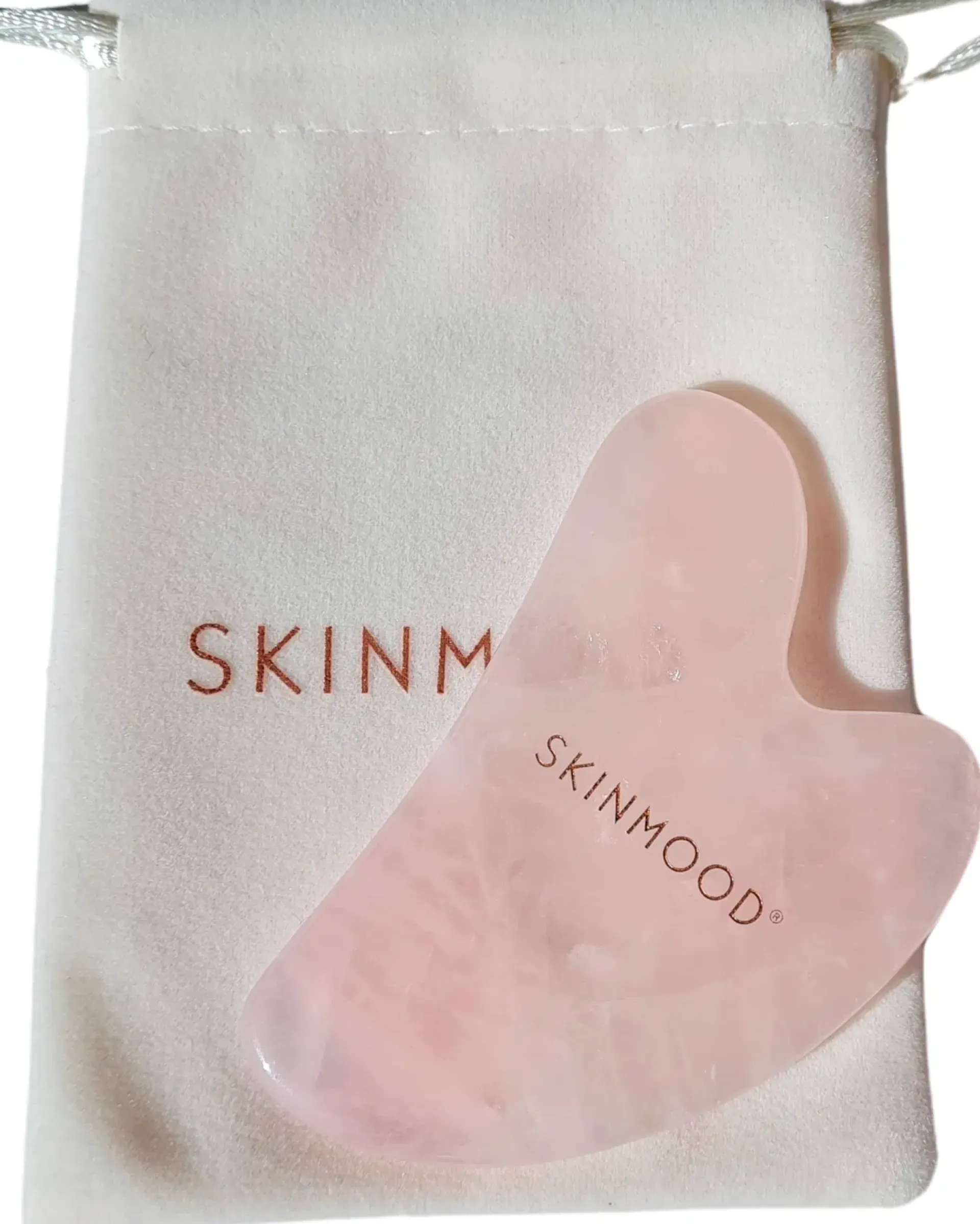 SkinMood Vartalonhoito<® Gua sha hierontakivi ruusukvartsia
