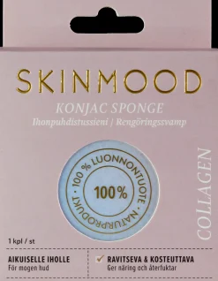 SkinMood Vartalonhoito<Kollageeni Konjac-ihonpuhdistussieni