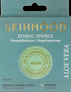 SkinMood Vartalonhoito|Kasvojenhoito<® Konjac-kasvojenpesusieni Aloe Vera