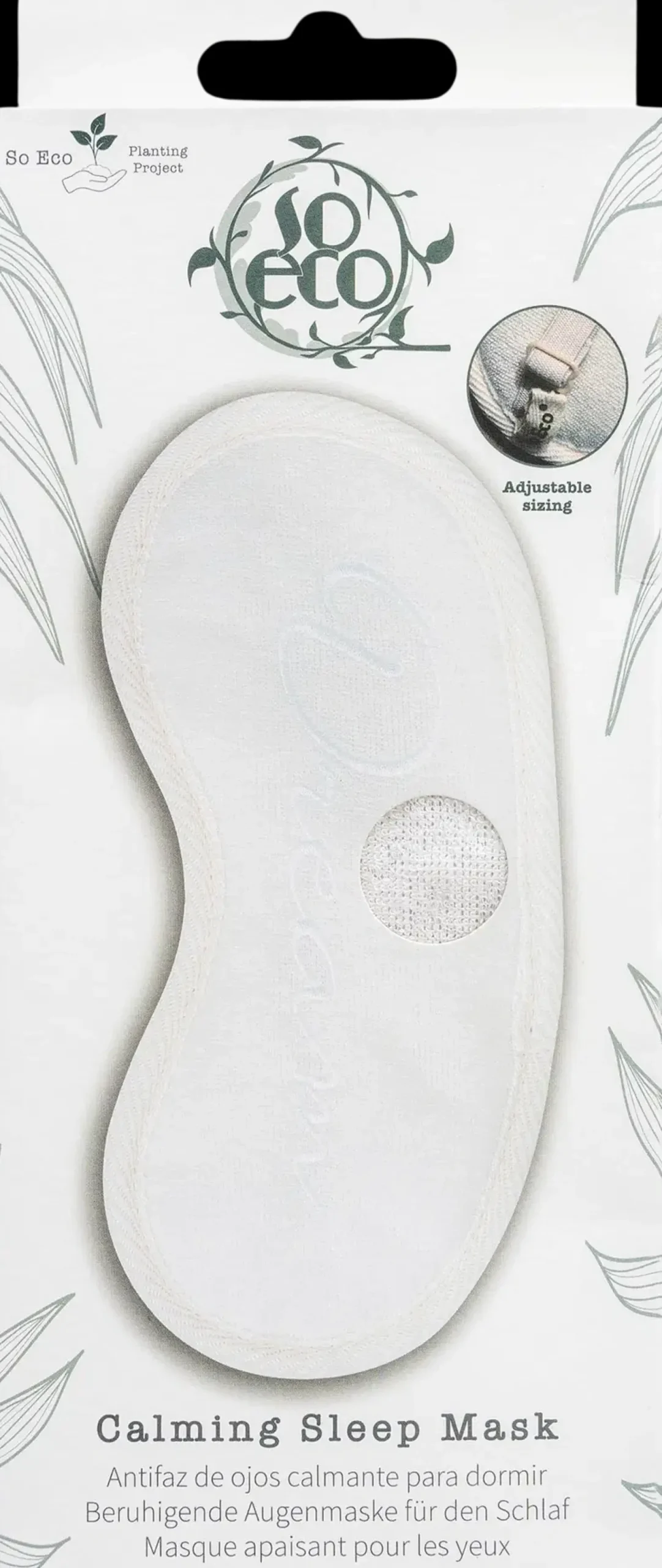 So Eco Vartalonhoito<Calming Sleep Eye Mask puuvillainen unimaski