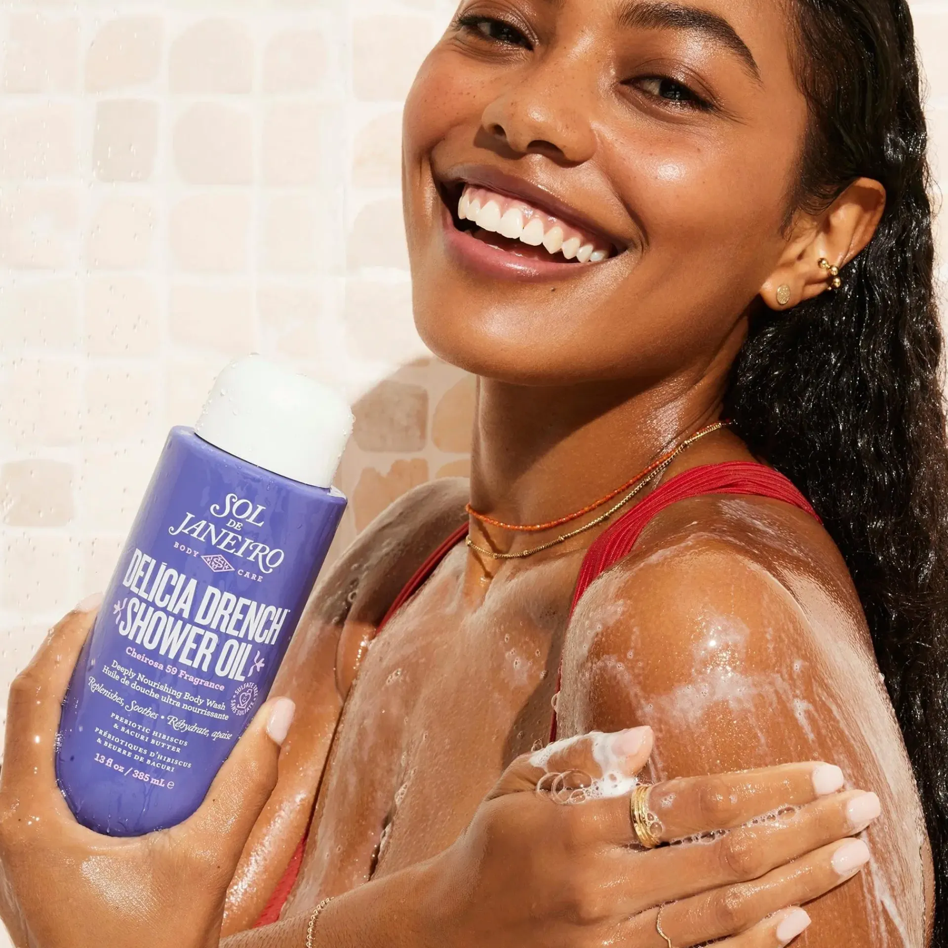 Sol De Janeiro Vartalonhoito<Delicia Drench Shower Oil suihkuöljy 385 ml