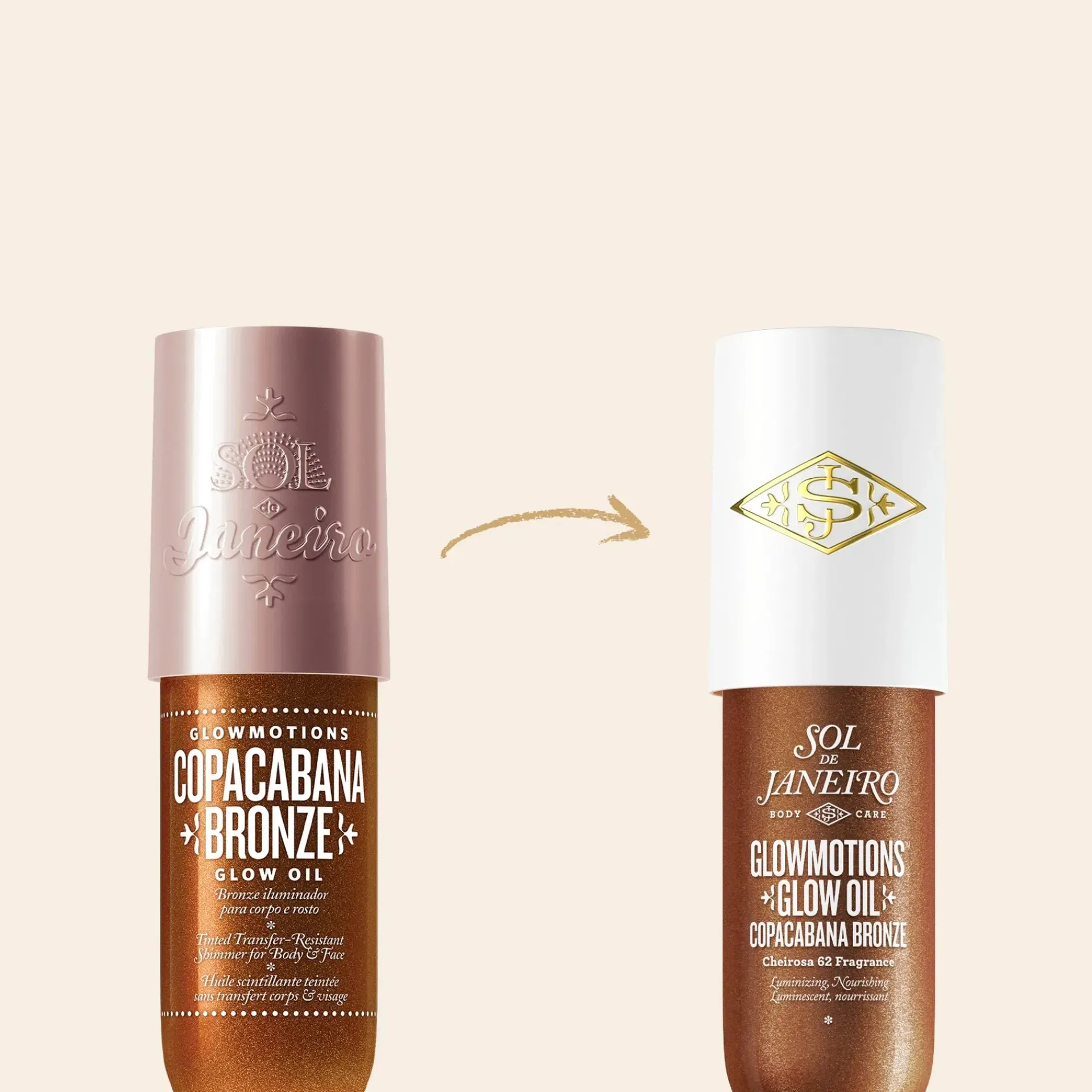 Sol De Janeiro Vartalonhoito<Glowmotions Copacabana Bronze Glow Oil sävyttävä vartalovoide 75 ml