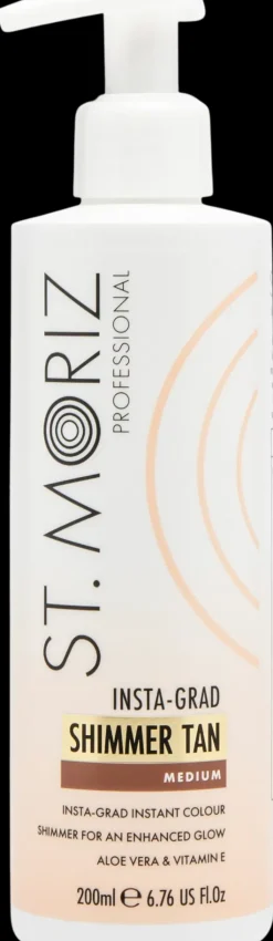 ST.MORIZ Aurinkotuotteet<Pro Insta-Grad Shimmer Tan Medium itseruskettava 200 ml