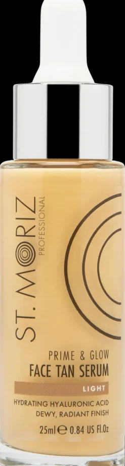 ST.MORIZ Aurinkotuotteet<Pro Prime & Glow Face Tan Serum Light itseruskettava kasvoseerumi 25 ml