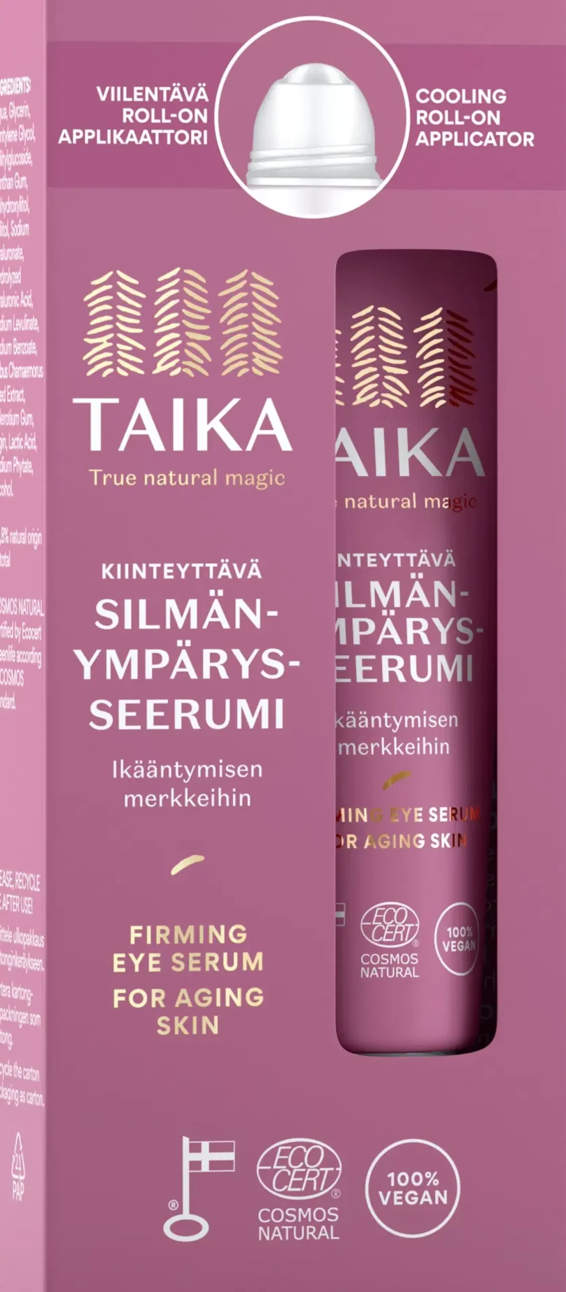 Taika Ihonhoito|Kasvojenhoito<Kiinteyttävä silmänympärysseerumi COSMOS 10 ml