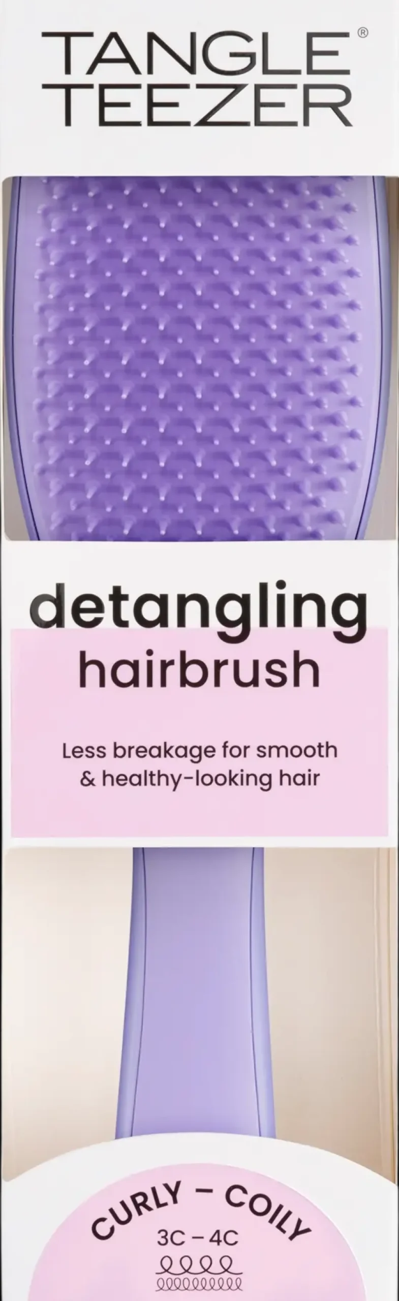Tangle Teezer Hiustarvikkeet<The Ultimate Detangler Naturally Curly Purple Passion -varrellinen selvitysharja paksuille ja kiharille hiuksille