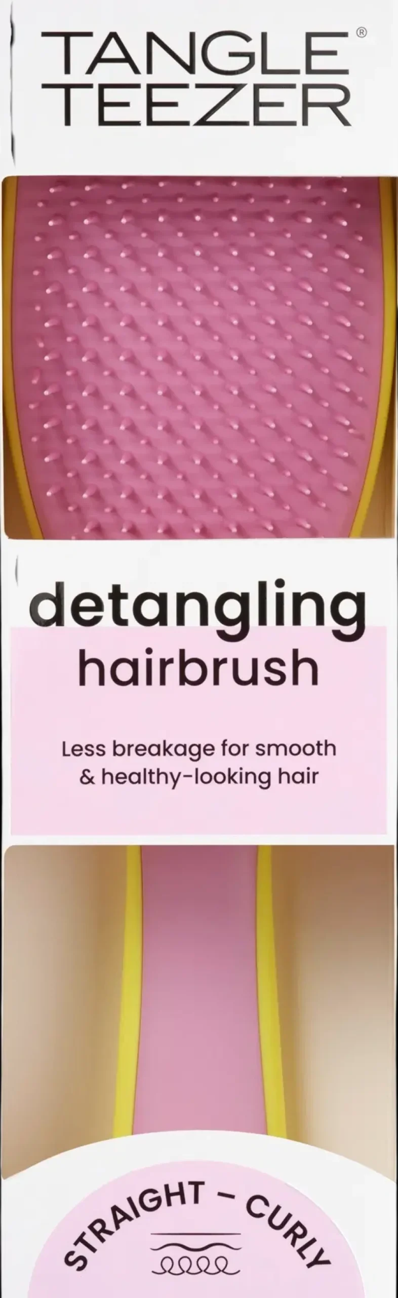 Tangle Teezer Hiustarvikkeet<The Ultimate Detangler Hyper Yellow and Rosebud-varrellinen selvitysharja