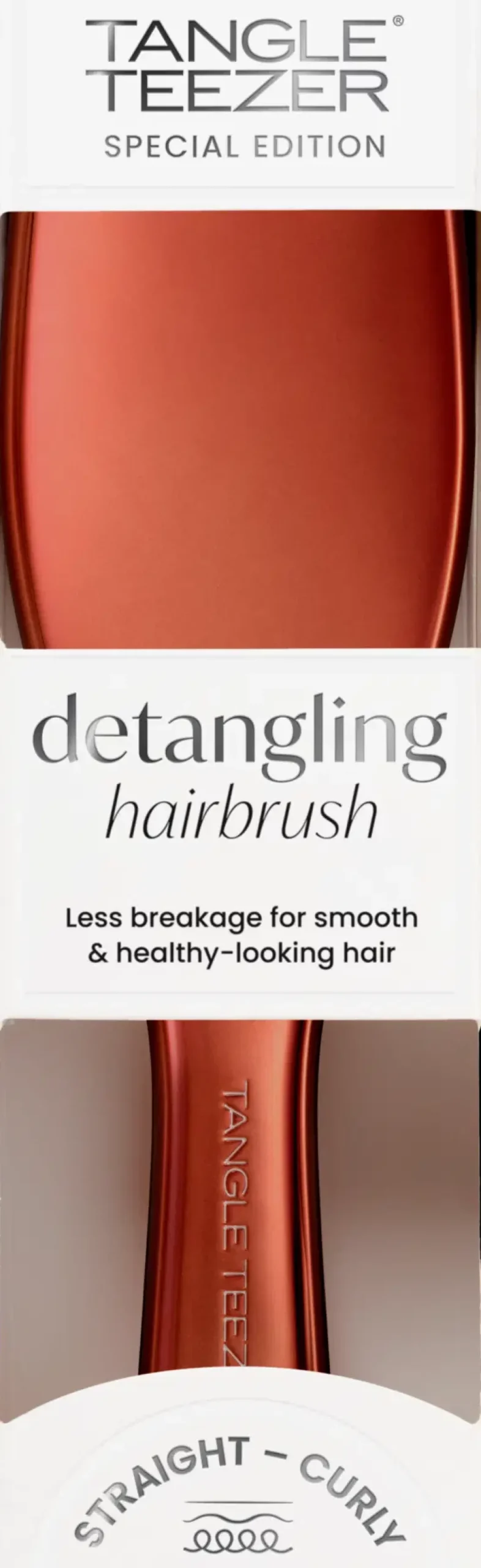 Tangle Teezer Hiustarvikkeet<The Ultimate Detangler Chrome Chocolate Bronze -varrellinen selvitysharja