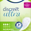 TENA Kuukautiset Ja Intiimihygienia<Discreet Ultra side Normal 16 kpl