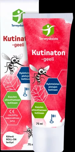 Terveyskaista Vartalonhoito<Kutinaton-geeli 75 ml