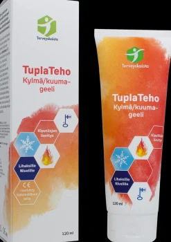 Terveyskaista Ihonhoito|Vartalonhoito<TuplaTeho kylmä/kuumageeli 120 ml