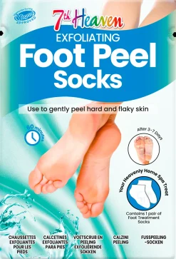 7th Heaven Jalkojenhoito<Exfoliating Foot Mask- kuorivat sukat 1 Pari