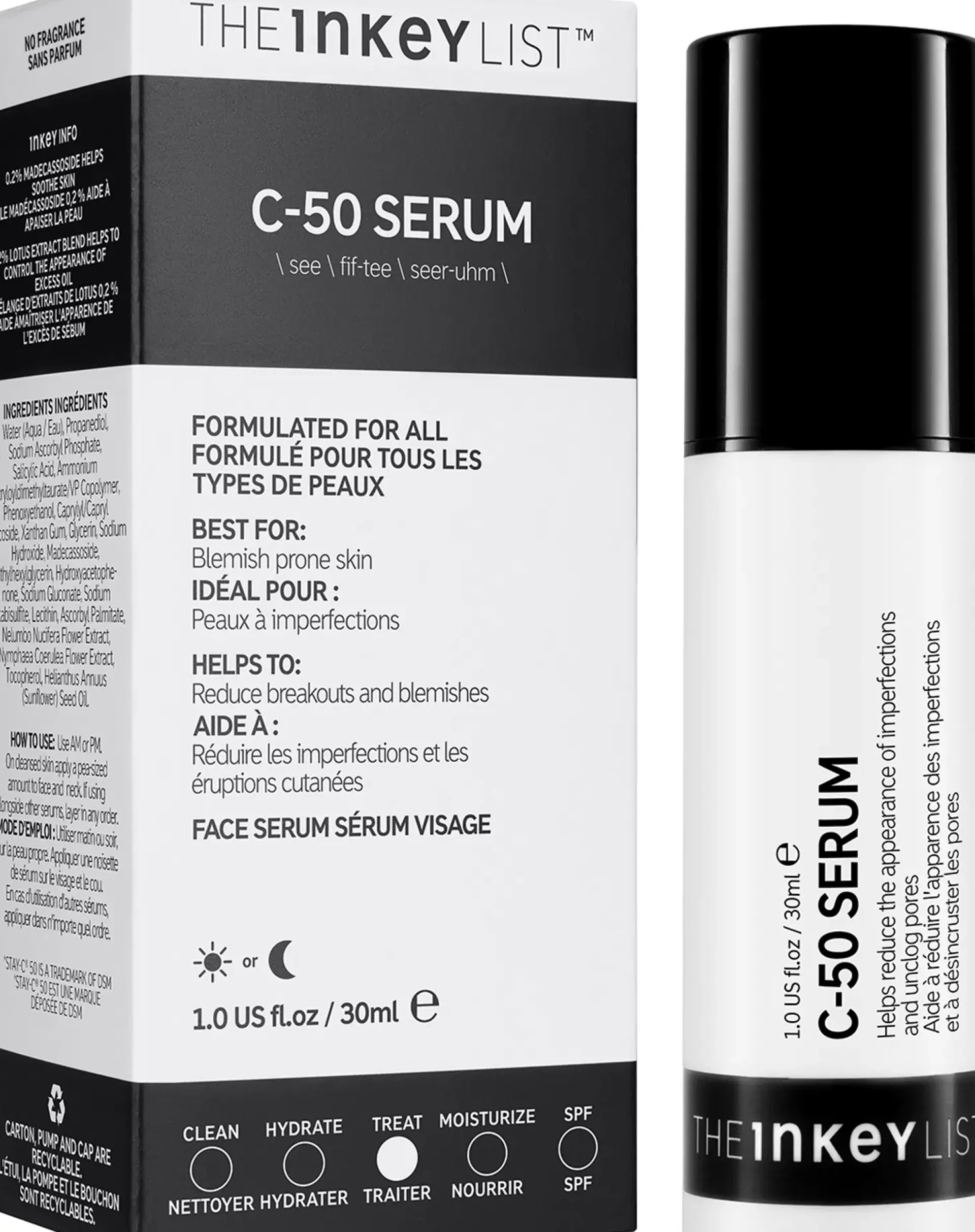 The INKEY List Ihonhoidon Tehoaineet|Kasvojenhoito<C-50 Serum 30 ml