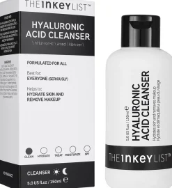 The INKEY List Ihonhoidon Tehoaineet|Kasvojenhoito<Hyaluronic Acid Cleanser puhdistusaine 150 ml