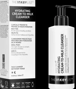 The INKEY List Kasvojenhoito<Hydrating Cream to Milk puhdistusemulsio 180ml