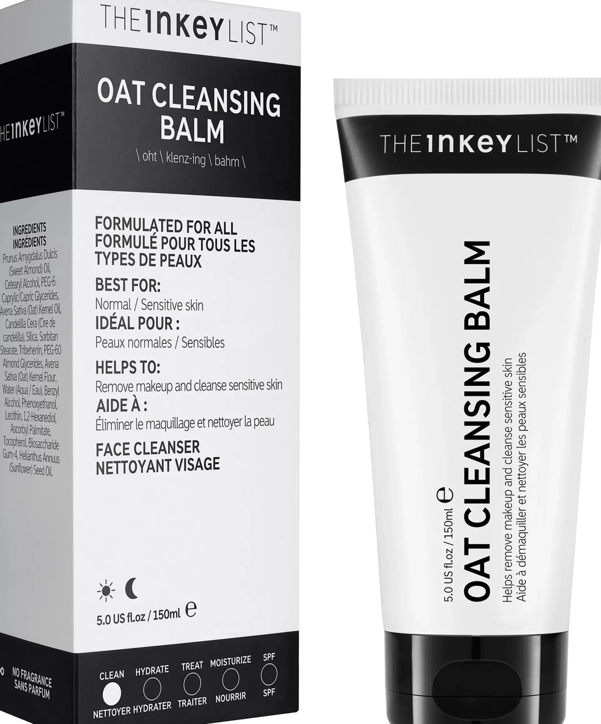The INKEY List Kasvojenhoito<Oat Cleansing Balm puhdistusvoide 150 ml