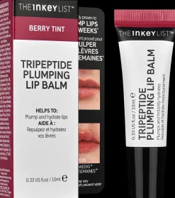 The INKEY List Huulimeikit<Tripeptide Plumping Lip Balm Berry huulirasva 10 ml