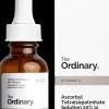 The Ordinary Ihonhoidon Tehoaineet|Kasvojenhoito<Ascorbyl Tetraisopalmitate Solution 20% in Vitamin F liuos 30 ml