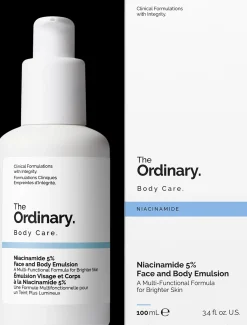 The Ordinary Vartalonhoito<Niacinamide 5% Face and Body Emulsion kosteus emulsio 100 ml
