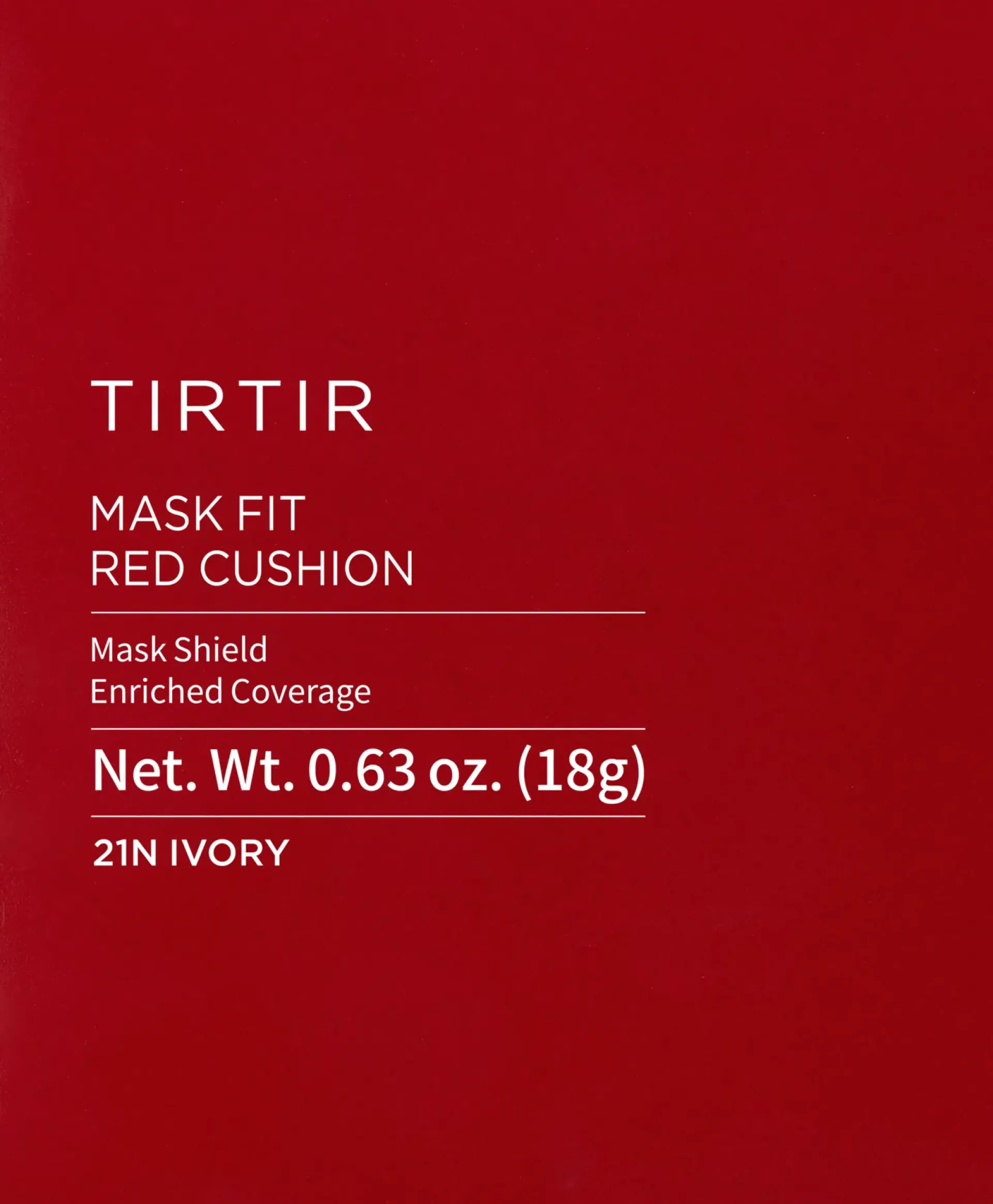 TIRTIR Korealaiset Meikit|Kasvomeikit<Mask Fit Red Cushion meikkivoide 18 g