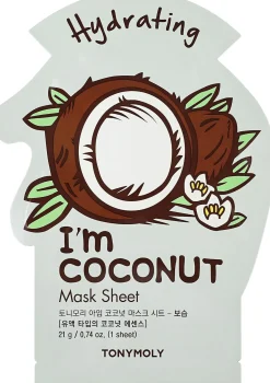 TONYMOLY Korealainen Ihonhoito|Kasvojenhoito<I Am Coconut Mask Sheet kosteuttava kangasnaamio 1 kpl