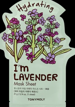 TONYMOLY Korealainen Ihonhoito|Kasvojenhoito<I Am Lavender Mask Sheet kosteuttava kangasnaamio 1 kpl