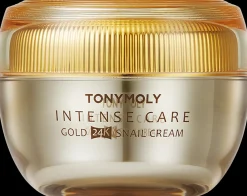 TONYMOLY Korealainen Ihonhoito|Kasvojenhoito<Intense Care Gold 24K Snail Cream kosteusvoide 45ml