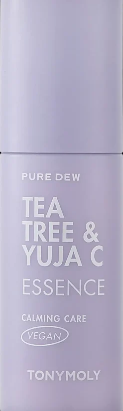 TONYMOLY Korealainen Ihonhoito|Kasvojenhoito<Pure Dew Tea Tree & Yuja C Calming Essence hoitoneste 50ml