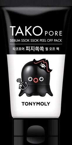 TONYMOLY Korealainen Ihonhoito|Kasvojenhoito<TAKO PORE Sebum Black Peel Off Pack naamio 60ml