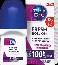 Triple Dry Vartalonhoito<Fresh roll-on antiperspirantti 100h 50 ml