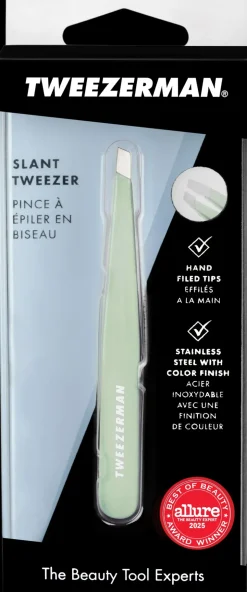 Tweezerman Meikkisiveltimet Ja -Välineet<Slant Tweezer Pistachio 1pcs