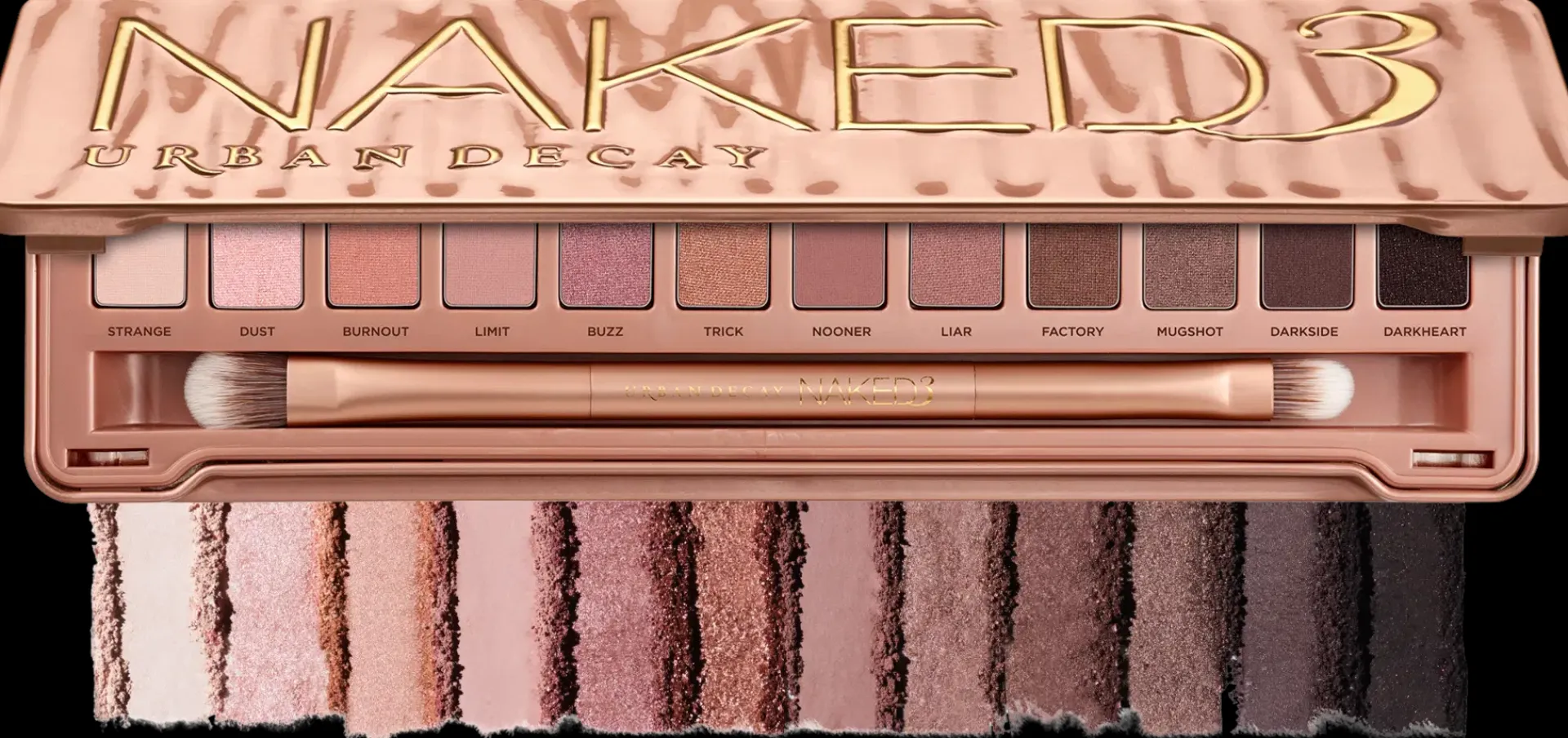 Urban Decay Silmämeikit<Naked3 Palette luomiväripaletti 12 x 1,3 g