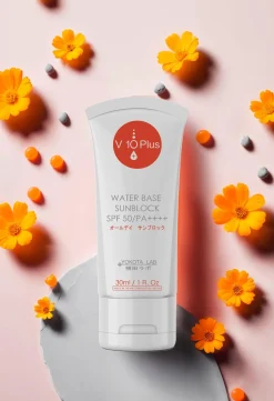 V10 Plus Aurinkotuotteet<Sun Block SPF 50/PA++++ fysikaalinen aurinkosuoja 30 ml