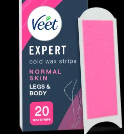 Veet Karvanpoisto<Expert Kylmävahaliuskat Vartalo&jalat normaalin iho 20kpl