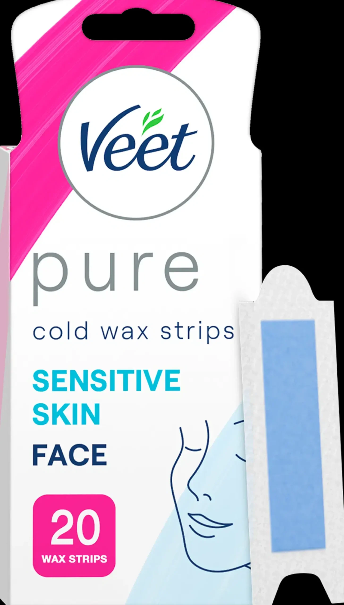 Veet Karvanpoisto<Pure kylmävahaliuskat kasvot 20kpl